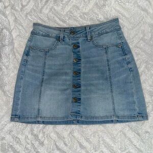 American Eagle Button Up Denim Skirt